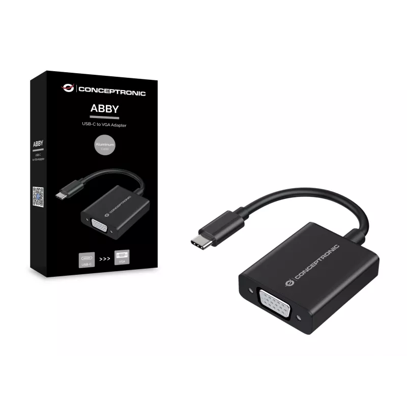 USB-C-auf-VGA-Adapter Conceptronic ABBY05B