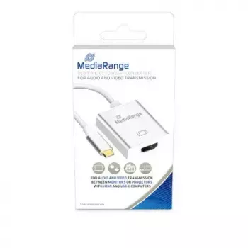 USB-Grafikadapter MediaRange MRCS194 4096 x 3112 Pixel Silber
