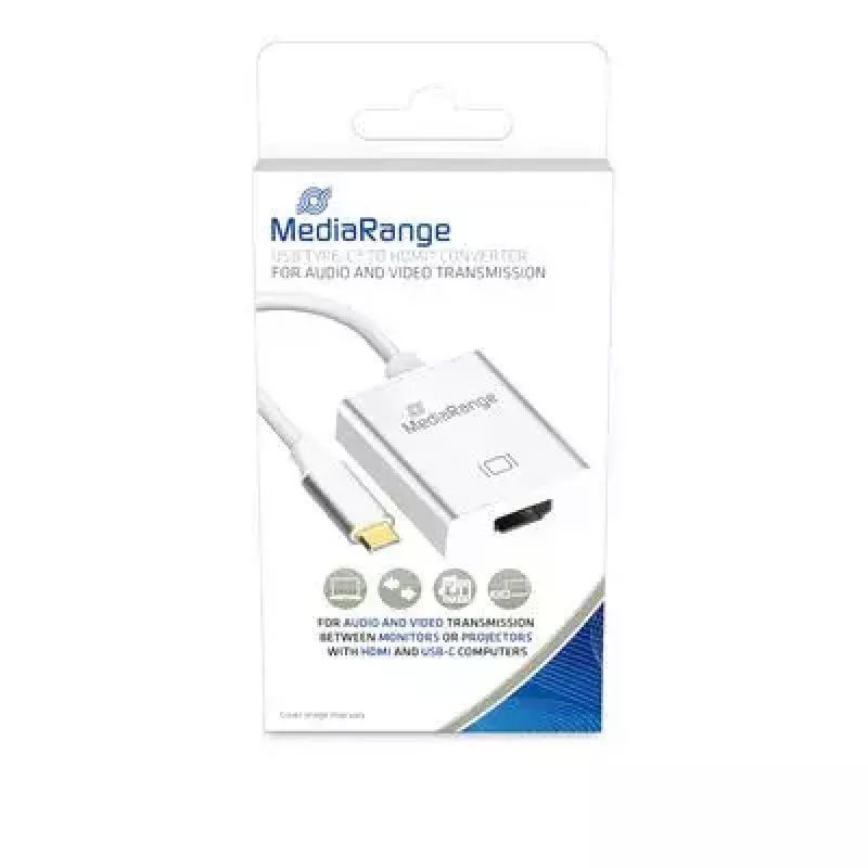 USB-Grafikadapter MediaRange MRCS194 4096 x 3112 Pixel Silber