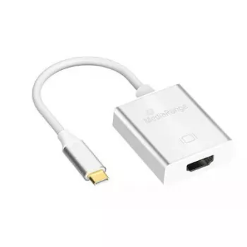 USB-Grafikadapter MediaRange MRCS194 4096 x 3112 Pixel Silber