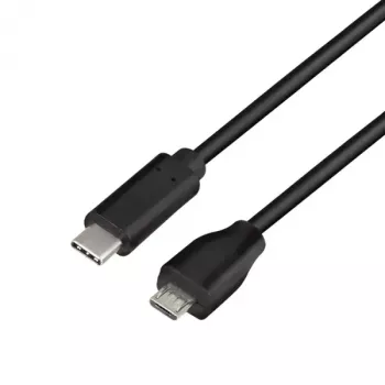 LogiLink CU0196 USB-Kabel USB 2.0 0,5 m USB-C Micro-USB B Schwarz
