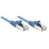 Intellinet Netzwerk-Patchkabel, Cat5e, 7,5 m, Blau, CCA, SF/UTP, PVC, RJ45, vergoldete Kontakte, Hakenverhinderung, Knickschutz, lebenslange Garantie