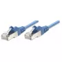 Intellinet Netzwerk-Patchkabel, Cat5e, 7,5 m, Blau, CCA, SF/UTP, PVC, RJ45, vergoldete Kontakte, Hakenverhinderung, Knickschutz, lebenslange Garantie