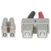 Intellinet Glasfaser-Patchkabel, OM4, LC/SC, 1m, Violett, Duplex, Multimode, 50/125 µm, LSZH, Faser, Lebenslange Garantie