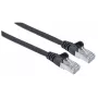 INTELLINET Netzwerk-Patchkabel, Cat6, 5 m, Schwarz, Kupfer, S/FTP, LSOH/LSZH, PVC, RJ45, vergoldete Kontakte, Knickschutzhülle, Lebenslange Garantie