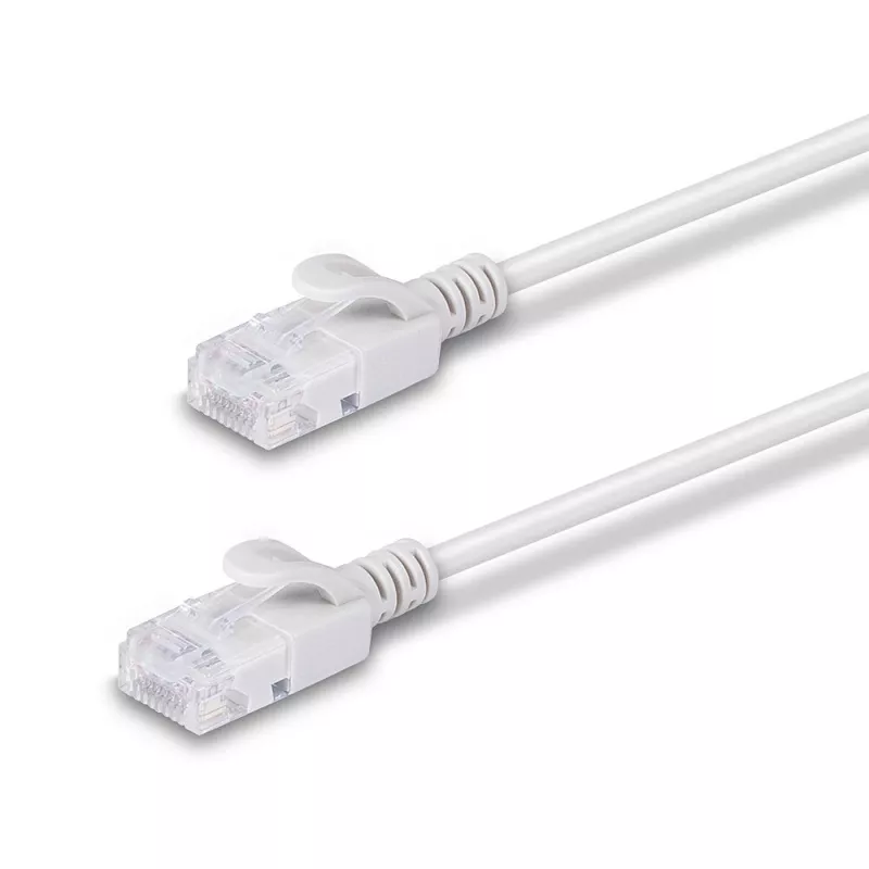 Lindy 1m Cat.6A U/UTP Ultra schlank Netzwerkkabel, Grau