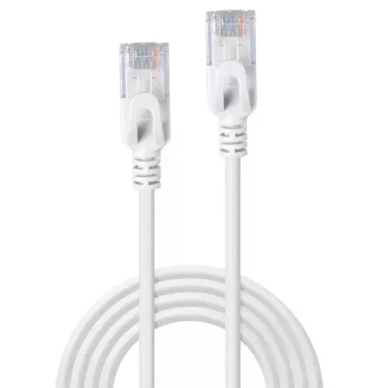 Lindy 2m Cat.6A U/UTP Ultra schlank Netzwerkkabel, Grau