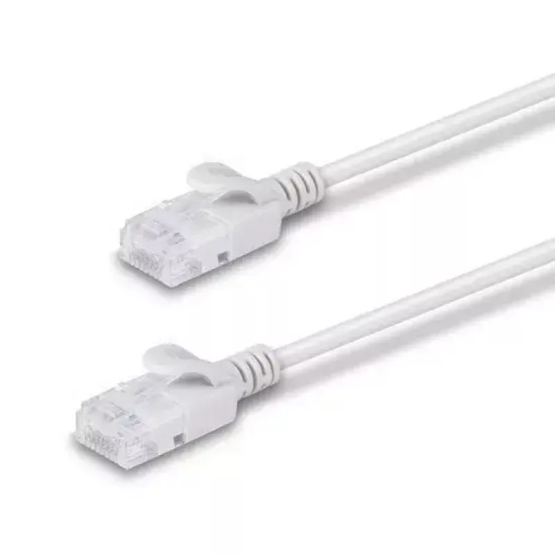 Lindy 2m Cat.6A U/UTP Ultra schlank Netzwerkkabel, Grau