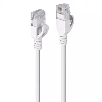 Lindy 3m Cat.6A U/UTP Ultra schlank Netzwerkkabel, Grau, 3 m, Cat6a, U/UTP (UTP), RJ-45, RJ-45, Grau
