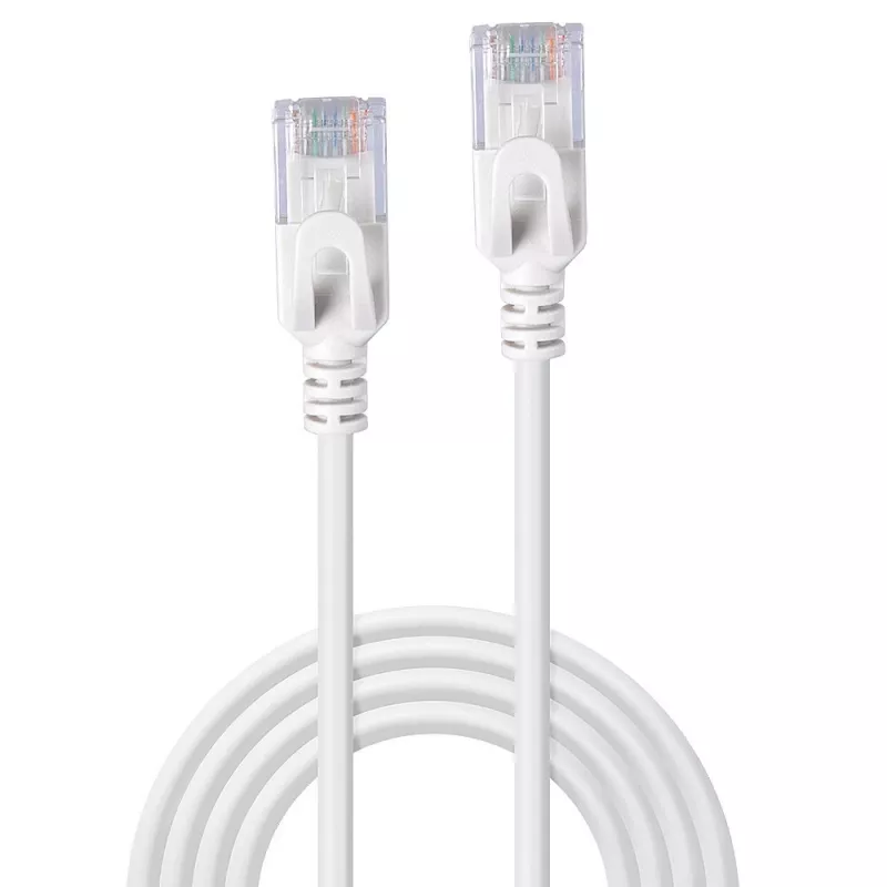 Lindy 5m Cat.6A U/UTP Ultra schlank Netzwerkkabel, Grau