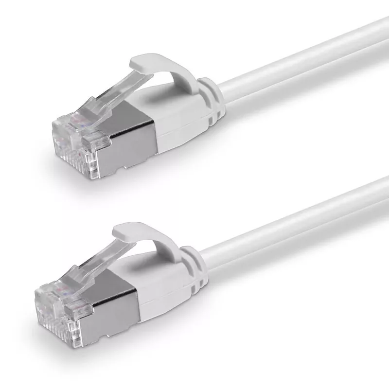 Lindy 1,5 m Cat.6A U/FTP Ultraflaches Netzwerkkabel, Grau