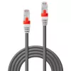 Lindy 0,5m Cat.6A S/FTP LSZH Netzwerkkabel, Grau