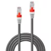 Netzwerkkabel Lindy 3m Cat.6A S/FTP LSZH RJ-45 Grau
