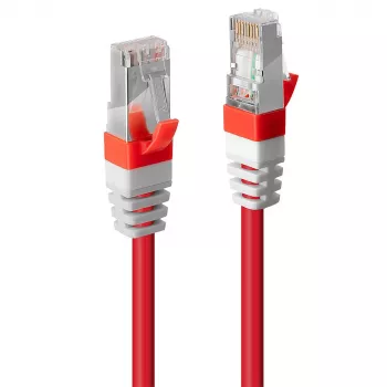 Netzwerkkabel Lindy Cat.6 (A) SSTP / S/FTP PIMF 7,5 m RJ-45 Rot