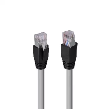 Netzwerkkabel Lindy Cat.6A U/FTP LSZH, solid core, 60 m, Grau, RJ-45