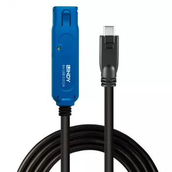 Lindy 43381 USB-Kabel USB 3.2 Gen 1 (3.1 Gen 1) 8 m USB C USB A Schwarz, Blau
