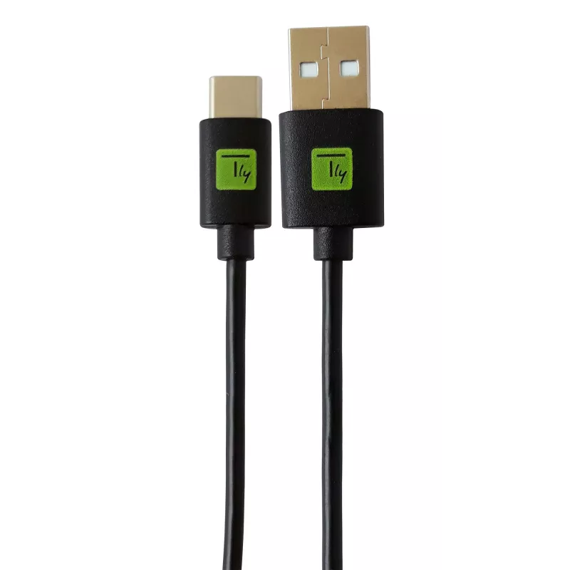 Techly ICOC MUSB20-CMAM01T USB-Kabel USB 2.0 0,1 m USB A USB C Schwarz