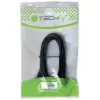 Techly USB 2.0 Kabel A Stecker / Mini B Stecker 90 ° 1,8 m Schwarz ICOC MUSB-AA-018ANG