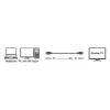 Techly ICOC DSP-A14-030NT DisplayPort-Kabel 3 m Schwarz