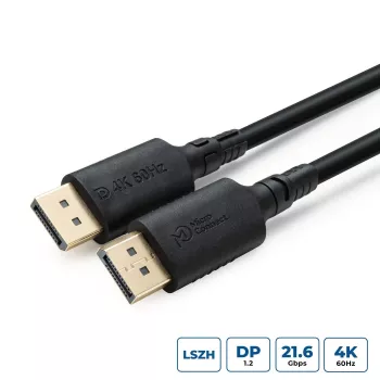 DisplayPort 1.2 Kabel MicroConnect 4K, 300 cm, LSZH-Mantel