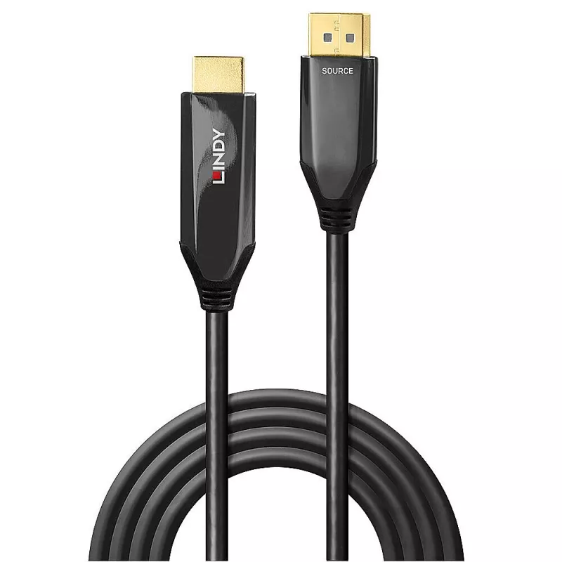 Lindy 1m aktives DisplayPort 1.4 auf HDMI 8K60 Kabel