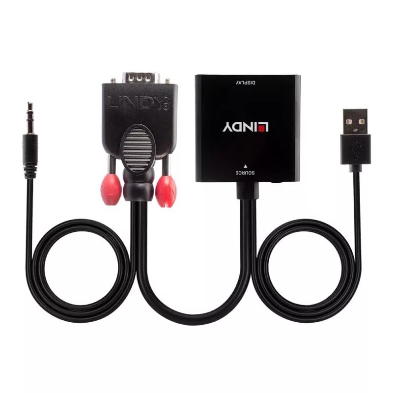 VGA und Audio zu HDMI Konverter Lindy 38284