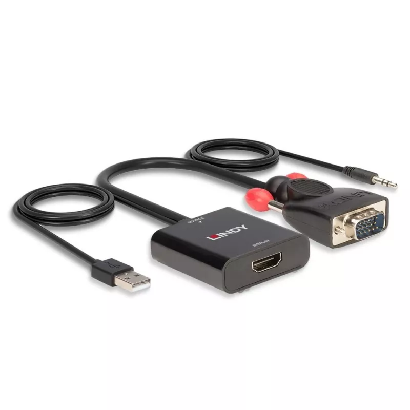 VGA und Audio zu HDMI Konverter Lindy 38284