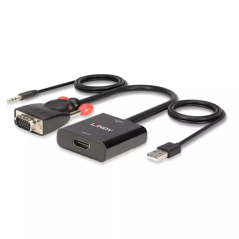 VGA und Audio zu HDMI Konverter Lindy 38284