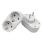 Power splitter MicroConnect PESCHPLUG2 — Schuko mains adapter with 2 outputs