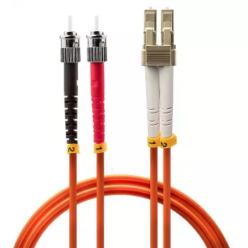 Lindy 2m LC-ST OM2 50/125 Glasfaser-Patchkabel