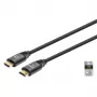 HDMI-Kabel Manhattan 8K@60Hz 1m geflochten Stecker auf Stecker Schwarz