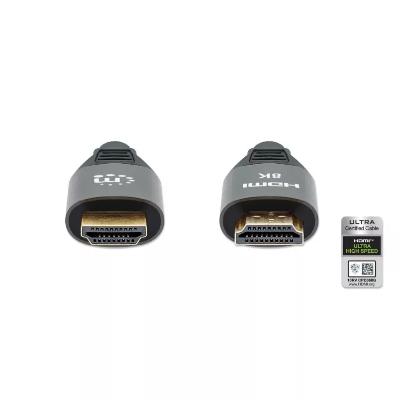 HDMI-Kabel Manhattan 8K 60Hz 3m Stecker auf Stecker Schwarz