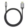Manhattan USB-C-auf-HDMI-Kabel, 4K@60Hz, 1m, Schwarz, Stecker auf Stecker, Drei Jahre Garantie, Entspricht CDP2HD2MBNL