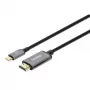Manhattan USB-C-auf-HDMI-Kabel, 4K@60Hz, 2m, Schwarz, Stecker auf Stecker, Drei Jahre Garantie, Entspricht CDP2HD2MBNL