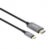 Manhattan USB-C-auf-HDMI-Kabel, 4K@60Hz, 2m, Schwarz, Stecker auf Stecker, Drei Jahre Garantie, Entspricht CDP2HD2MBNL