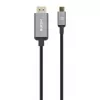 Manhattan USB-C-auf-HDMI-Kabel, 4K@60Hz, 2m, Schwarz, Stecker auf Stecker, Drei Jahre Garantie, Entspricht CDP2HD2MBNL