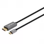 USB-C auf DisplayPort Kabel Manhattan CDP2DP146B 8K 2m