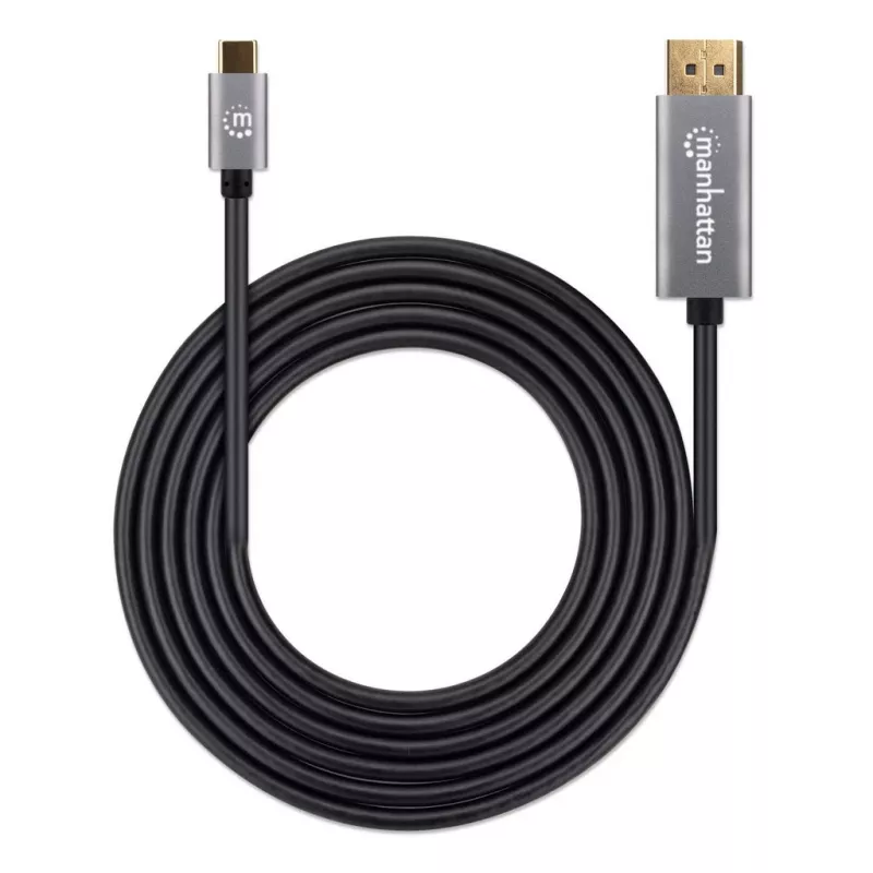 USB-C auf DisplayPort Kabel Manhattan CDP2DP146B 8K 2m