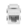 StarTech.com Weiß Cat 6 RJ45 Keystone-Buchse Netzwerkkupplung - F/F