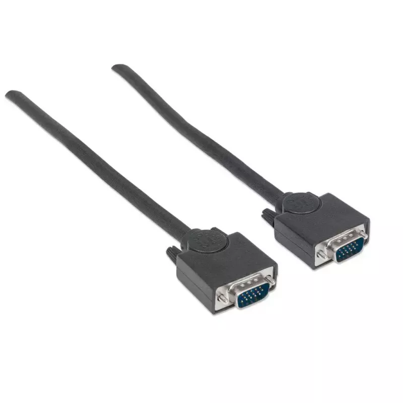 VGA Monitorkabel Manhattan 311731 1,8 m Schwarz Stecker auf Stecker