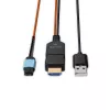 Lindy 38360 InfiniBand/Glasfaserkabel 100 m MPO Mehrfarbig