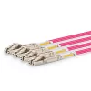 Lanview LVO230501-MTP InfiniBand/Glasfaserkabel 1 m Violett