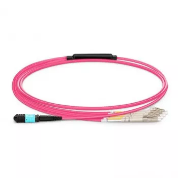 Lanview LVO230501-MTP InfiniBand/Glasfaserkabel 1 m Violett