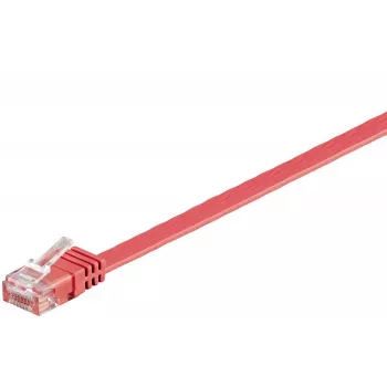 Microconnect V-UTP601R-FLAT Netzwerkkabel Rot 1 m Cat6 U/UTP (UTP)