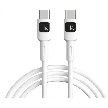 Techly ICOC-MUSB20-C60W1 USB-Kabel USB 2.0 1 m USB-C Weiß