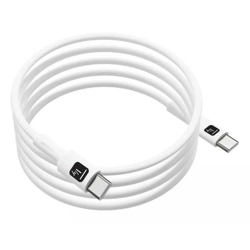 Techly ICOC-MUSB20-C60W1 USB-Kabel USB 2.0 1 m USB-C Weiß
