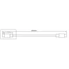 Microconnect DOCKUSB3.2CC1 USB-Kabel USB 3.2 Gen 2 (3.1 Gen 2) 1 m USB C Schwarz