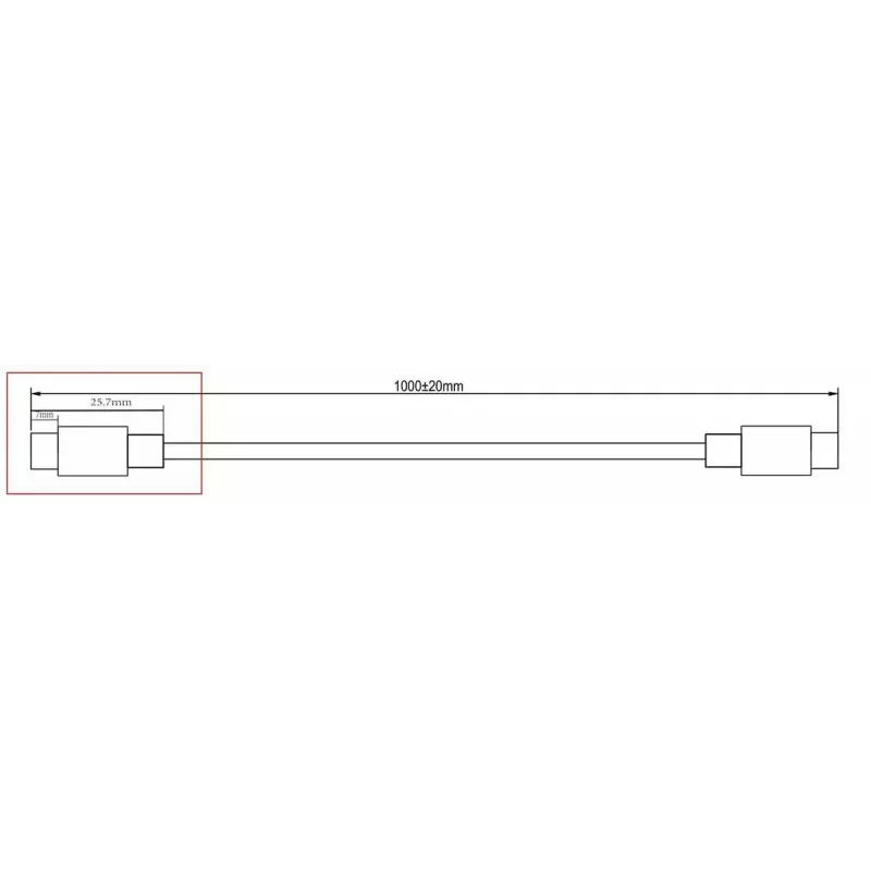 Microconnect DOCKUSB3.2CC1 USB-Kabel USB 3.2 Gen 2 (3.1 Gen 2) 1 m USB C Schwarz