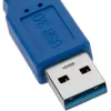 Techly USB 3.0 Verlängerungskabel A Stecker / A Buchse 3 m Blau ICOC U3-AA-30-EX
