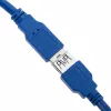 Techly USB 3.0 Verlängerungskabel A Stecker / A Buchse 0,5m blau ICOC U3-AA-005-EX